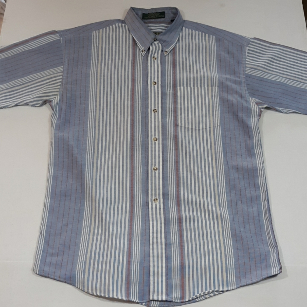 ⬇️$20 Loafers SS button down shirt mens Lg